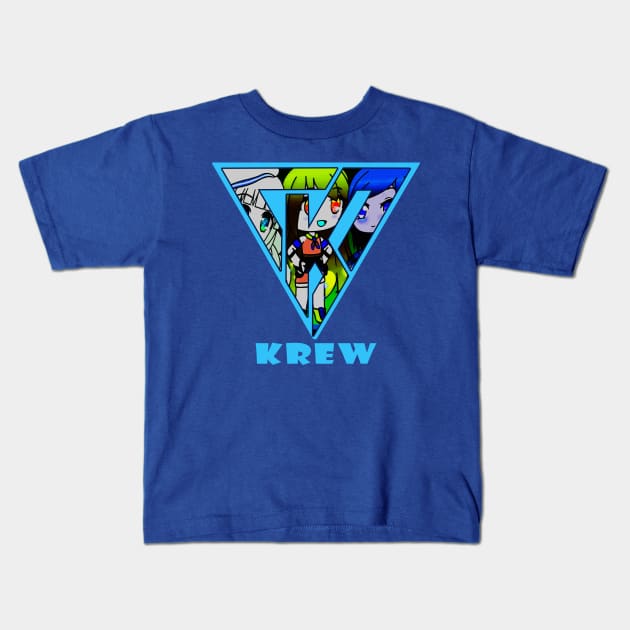 funneh krew Kids T-Shirt by Toilet TissueGhost